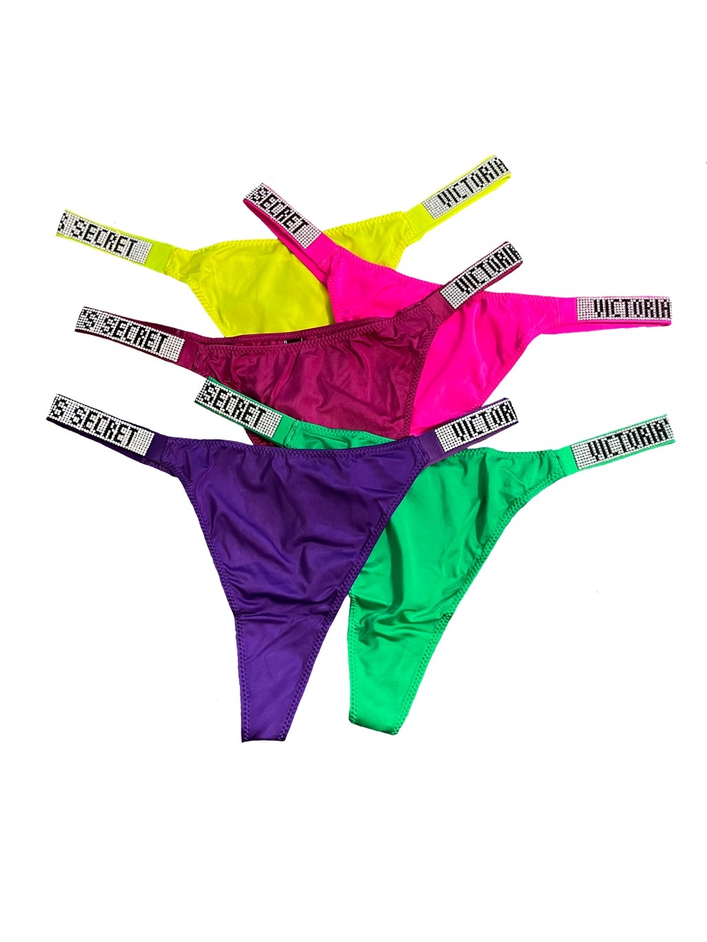 NWT Set Victoria’s Secret rhinestone panty bright